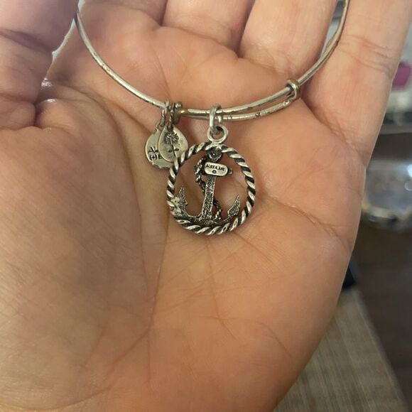 Alex and Ani - Anchor Bracelet - Silver - Picture 3 of 3